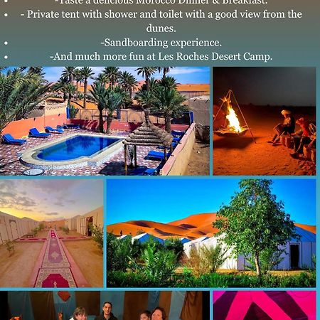 Les Roches Desert Camp Merzouga Dış mekan fotoğraf